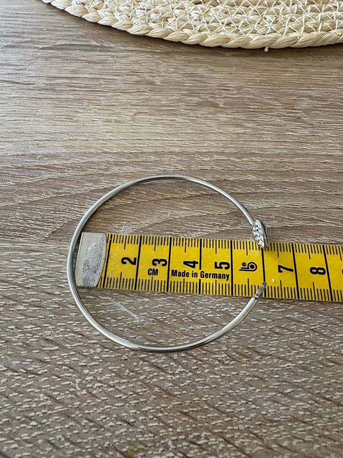 Bracelet jonc argenté - photo numéro 4