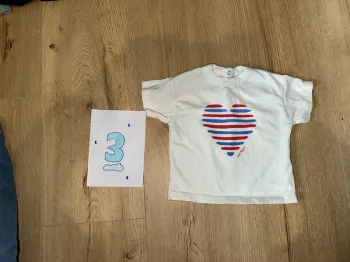 Tee shirt manches courtes 3 mois