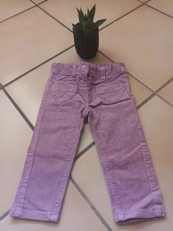 Pantalon velour
