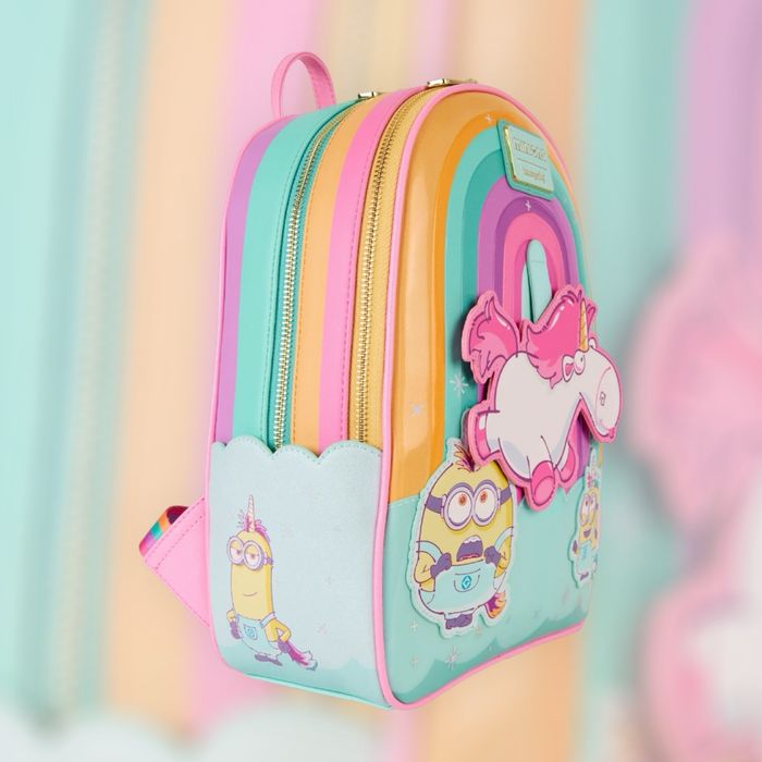 Minions Fluffy Unicorn - Mini Sac à Dos LoungeFly - photo numéro 3