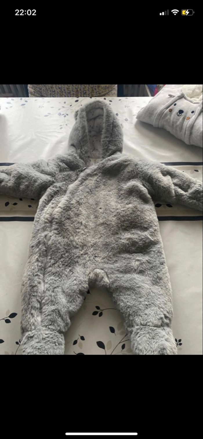 Combinaison hiver fille 0-3 mois