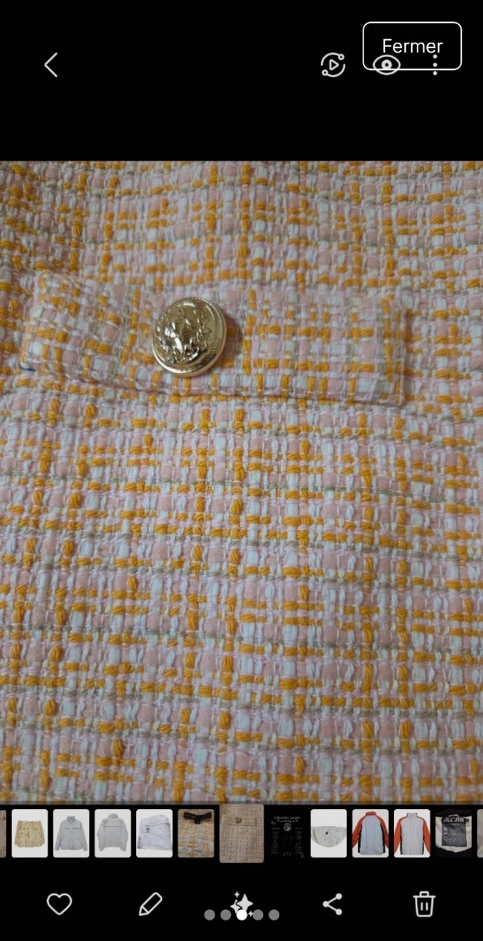 Jupe tweed maje - photo numéro 3