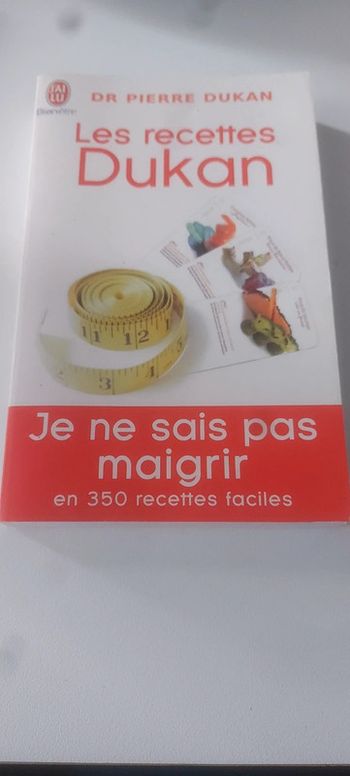 Livre les recettes Dukan