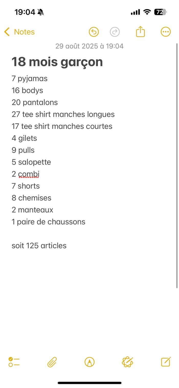 18 mois garçon