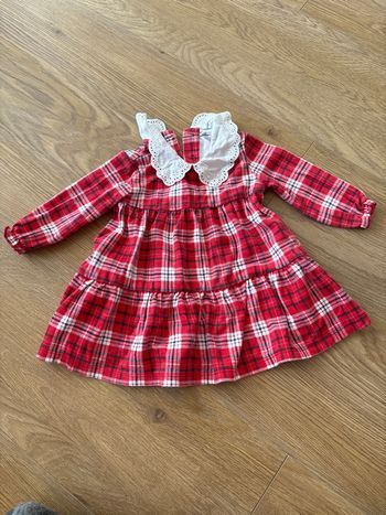 Robe motif tartan 
