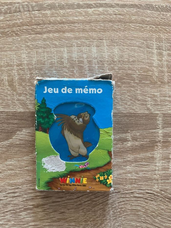 Jeu de cartes mémo Winnie l’ourson