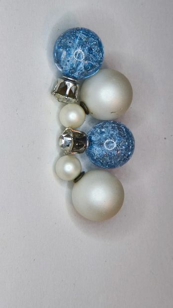 Lot de 2 paires de boucles d'oreilles