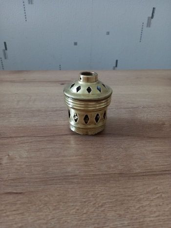 Douille B40 ancienne en laiton et céramique. 