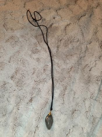 Collier pierre naturelle labradorite neuf