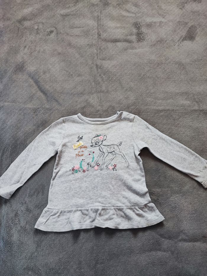 Tee shirt 18/24 mois bambi (92 cm)