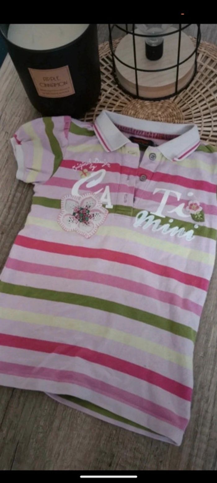 Tee shirt polo catimini fille - photo numéro 2