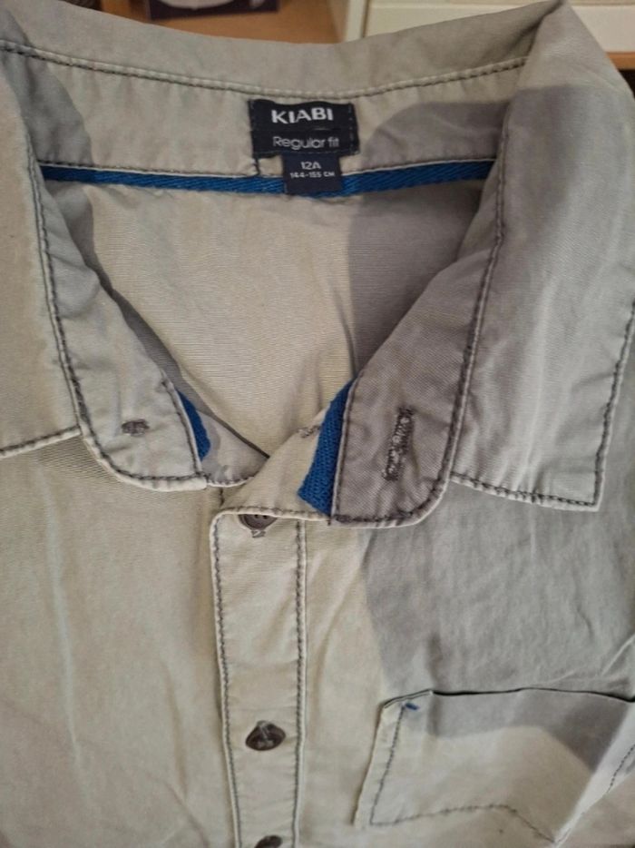 Chemise manche longue grise - photo numéro 5