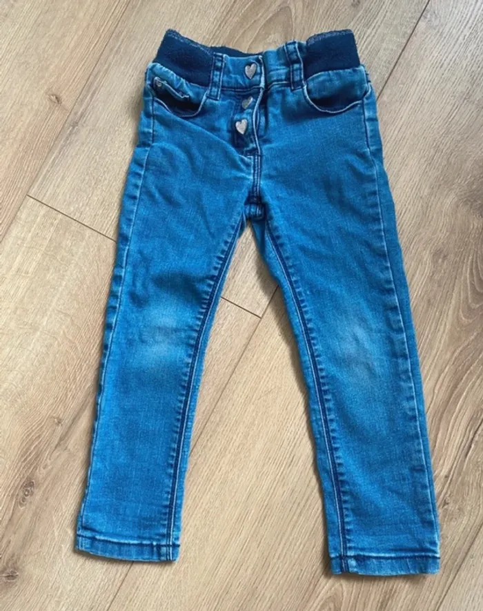 Pantalon sergent major slim avec cœur
