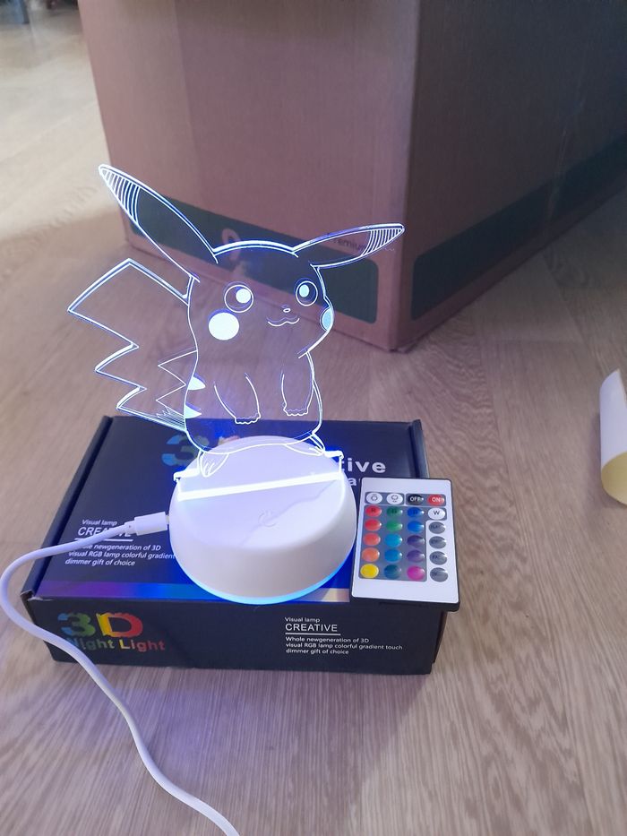Lampe 3d pikachu