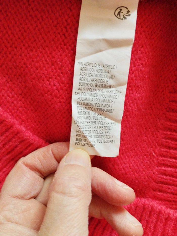 Pull tricot à capuche - photo numéro 4