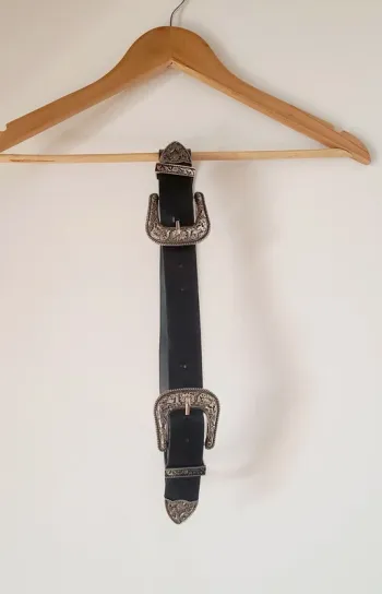 Ceinture noire style western