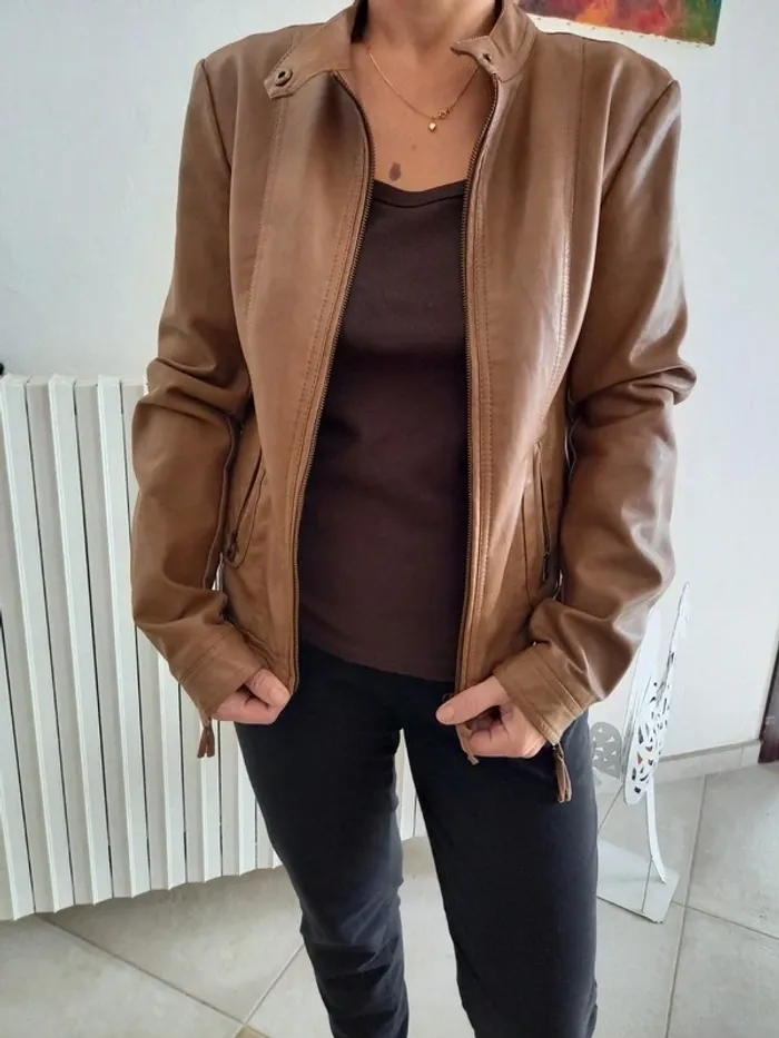 Blouson simili cuir