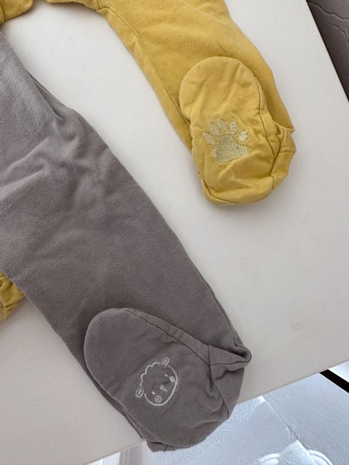 Lot pyj 6 mois gris jaune - photo numéro 3