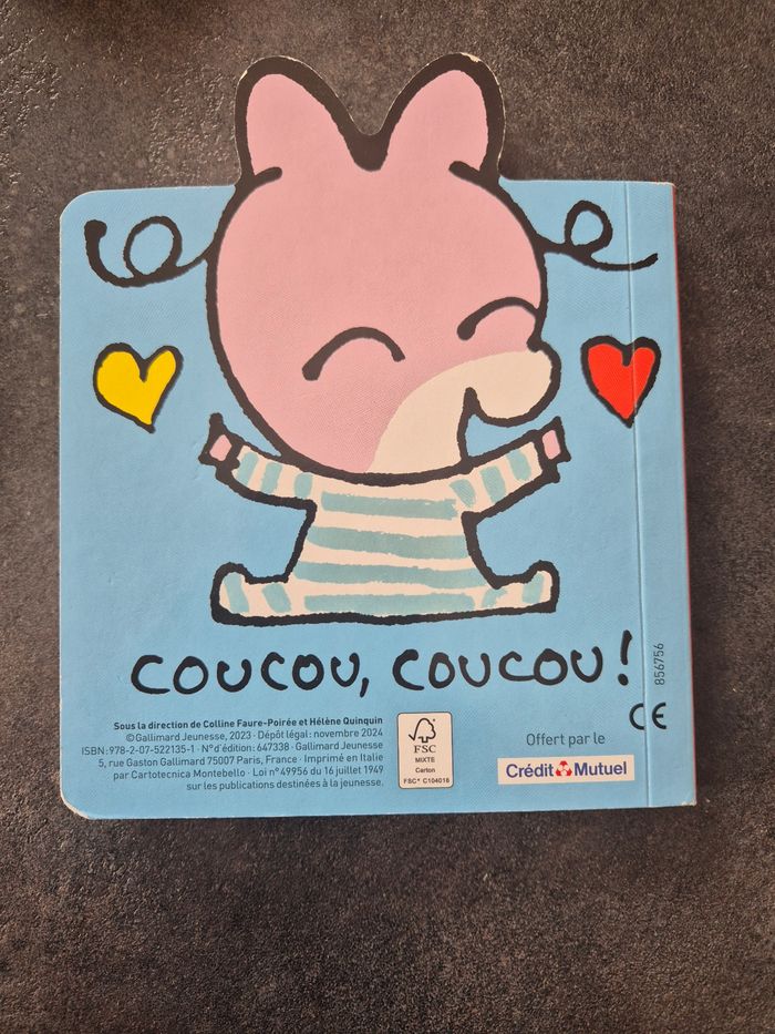 Livre enfants titre  Coucou  bébé Zaza - photo numéro 2