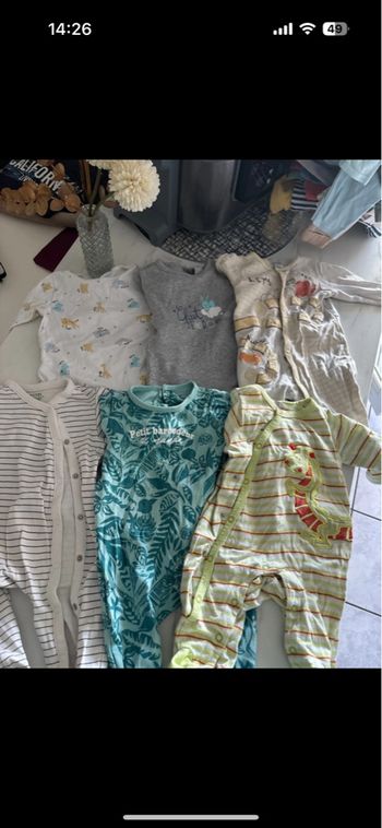 Lot pyjamas 3 mois