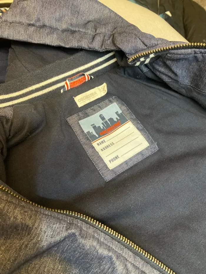 Blouson fourré bleu Orchestra 5 ans - n87m - photo numéro 9