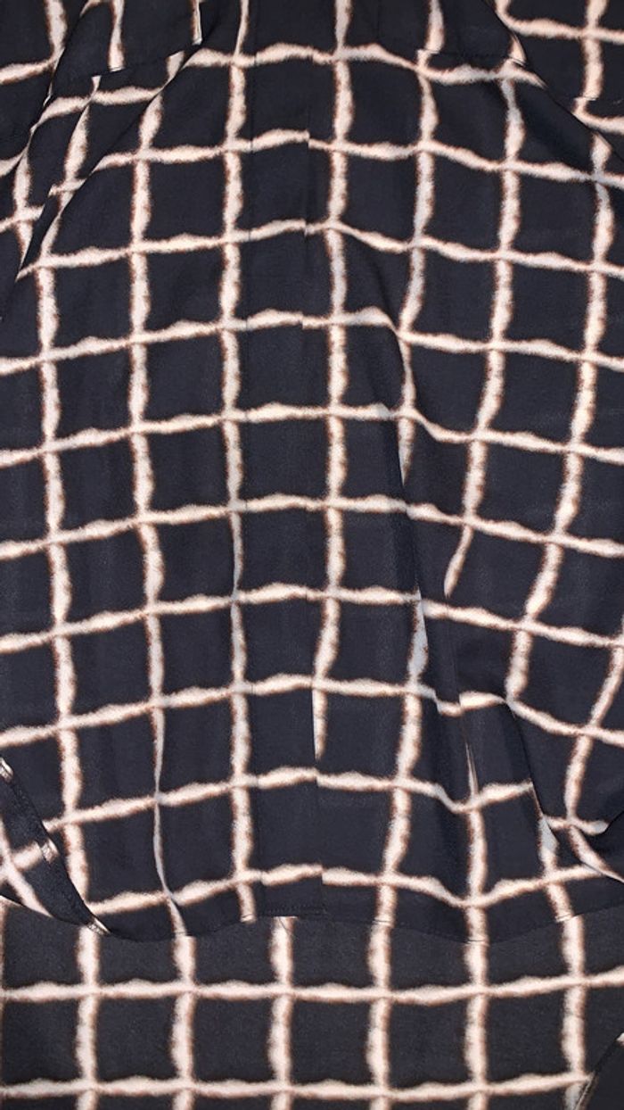 Blouse carreau taille 46 Primark marron beige - photo numéro 2
