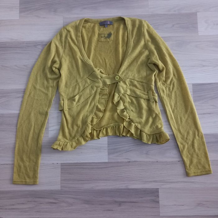 Gilet femme moutarde Mia Soana taille S