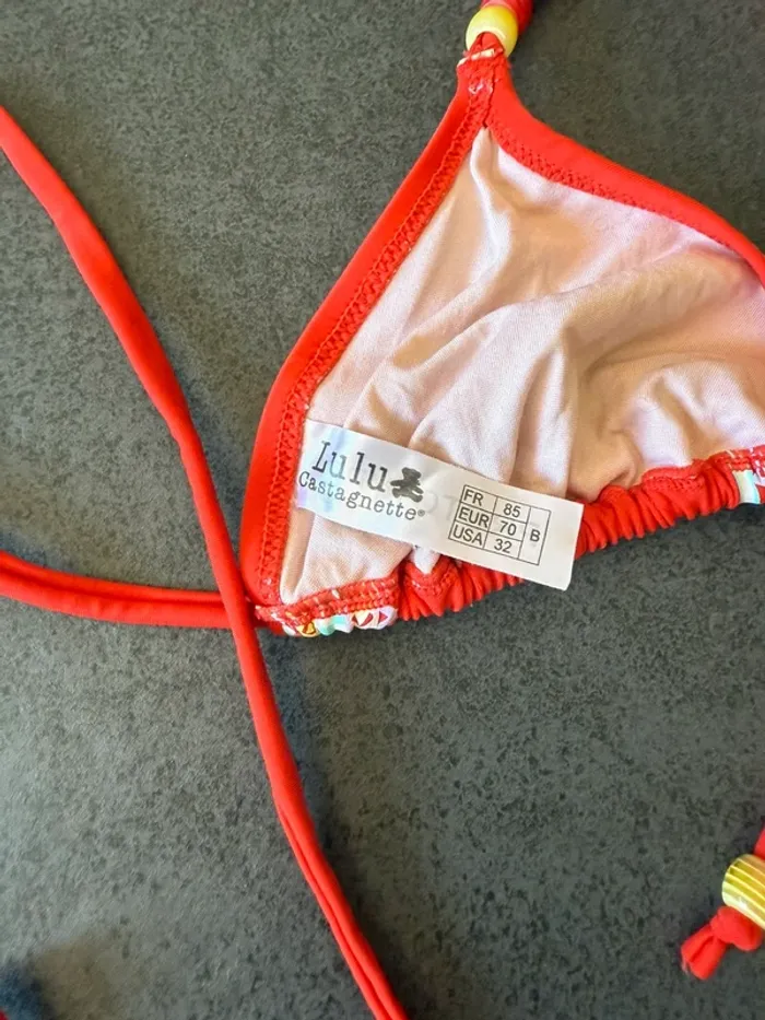 Maillot de bain 2 pièces Lulu Castagnette 36/38 / 85B - photo numéro 3