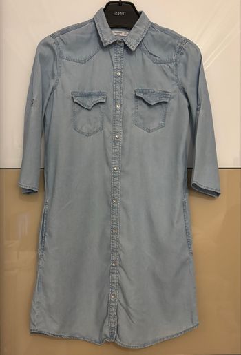 Robe chemise denim femme S