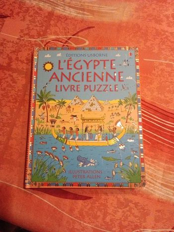 Livre puzzle Egypte ancienne Usborne