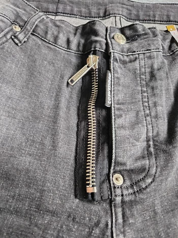 Pantalon jeans noir homme Dsquared2 taille 54 - photo numéro 7