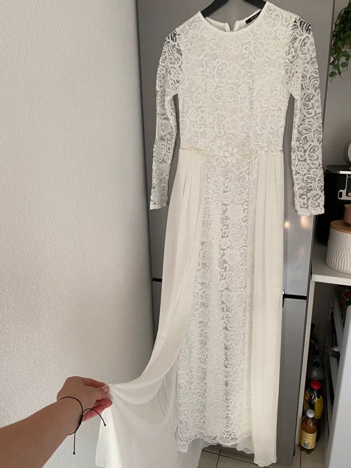 Robe dentelle voile Arin dress 36