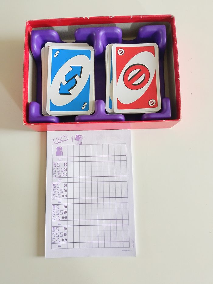 Uno de luxe Mattel complet sans notice - photo numéro 4