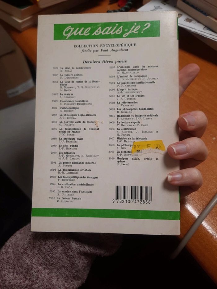 Livre que sais je - photo numéro 6