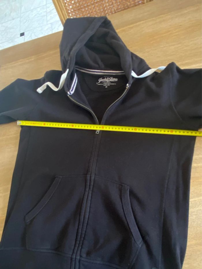 Sweat à capuche noir Jack & Jones taille S - photo numéro 6