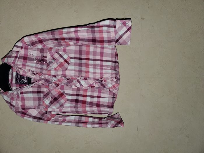 chemise a carreaux fille 4 ans - photo numéro 2