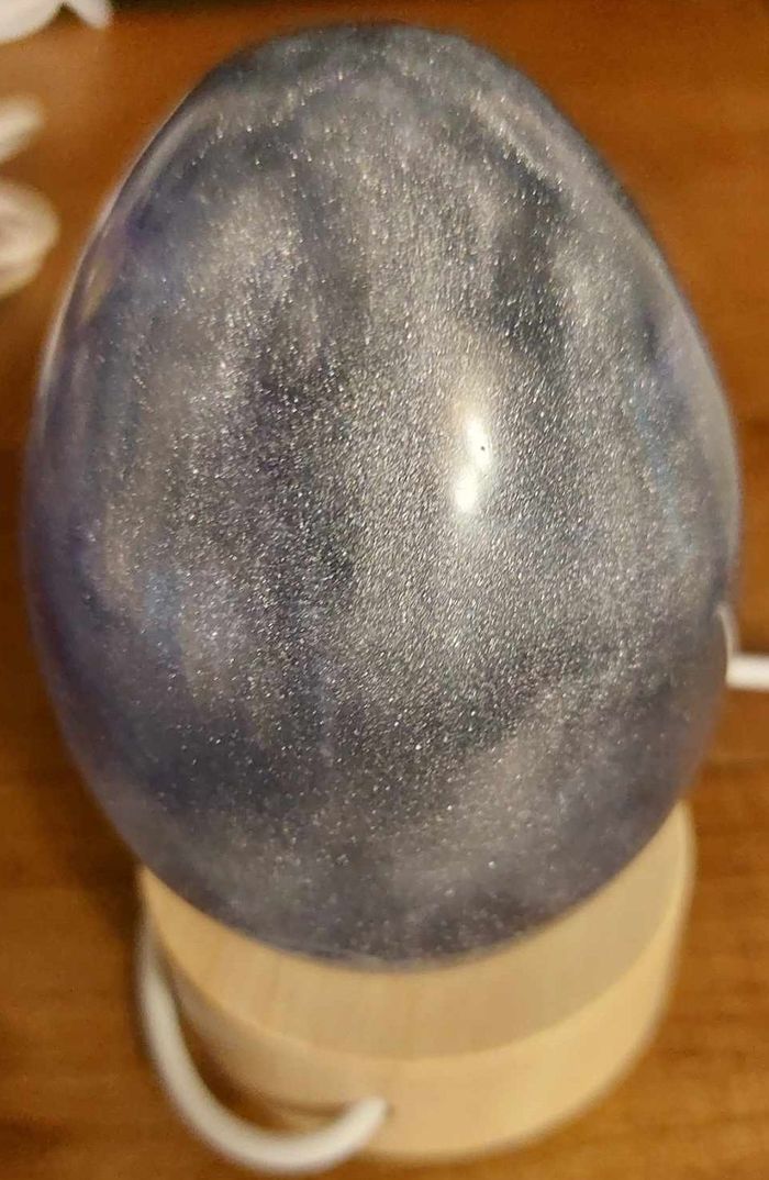 lampe led d'ambiance bleu argentée - photo numéro 4