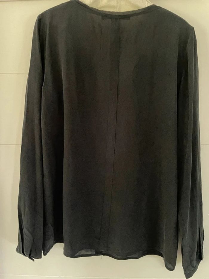 Blouse soie noire Comptoir des cotonniers 38 - photo numéro 3