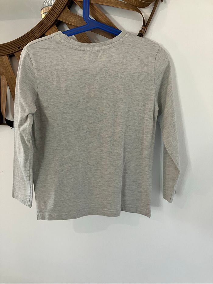 T-shirt manches longues gris garçon 8 ans Vertbaudet - photo numéro 4