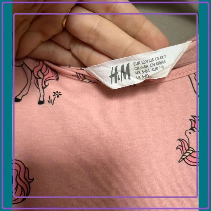 Robe licorne hetm taille 122/128 cm - photo numéro 2