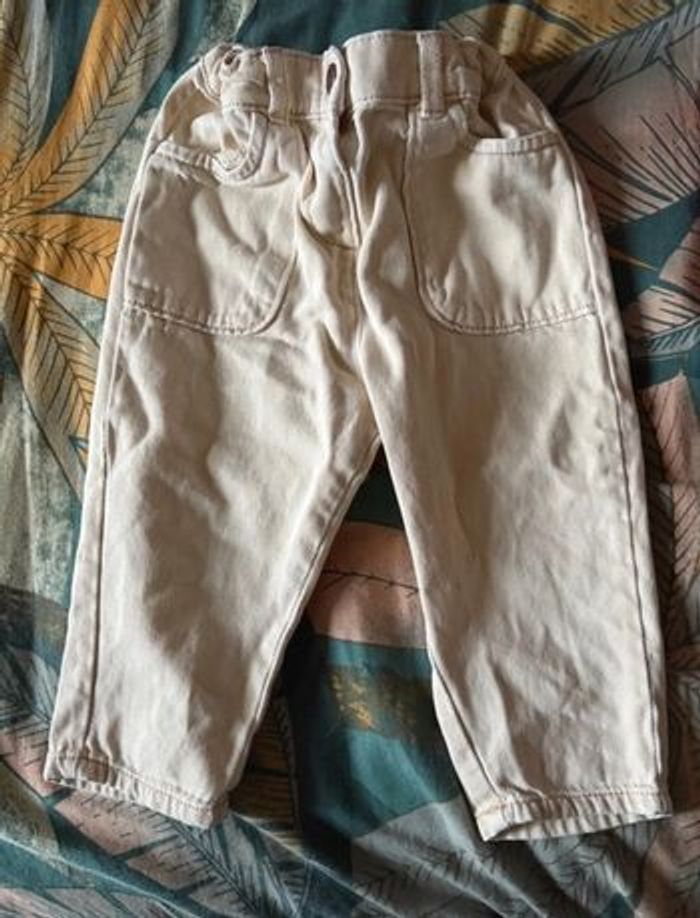 Jean mom beige