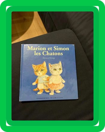 Livre antoon krings Marion et Simon les chatons