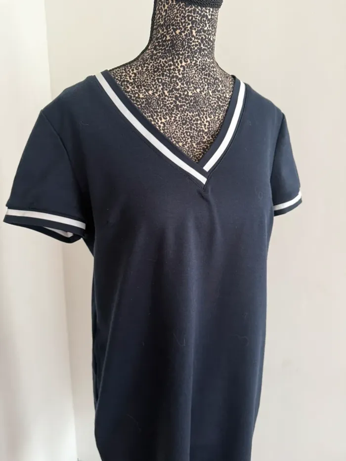 Robe casual bleu marine – C’est Beau la Vie – Taille 1 (M) - photo numéro 2