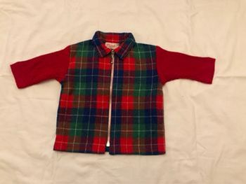 VESTE ÉCOSSAISE BÉBÉ