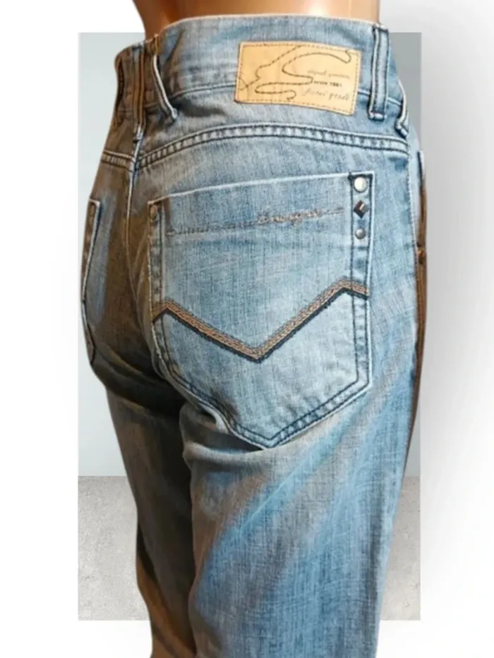 Jean boyfriend vintage y2k Energie, coupe droite , taille basse , 100 % coton - photo numéro 6