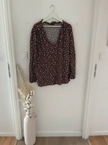 Blouse, fleurie, Kiabi, taille XXL