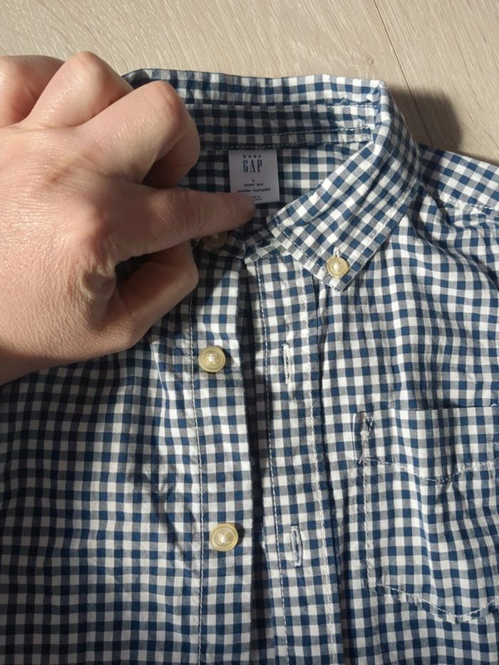 Chemise à carreaux 2 ans GAP - photo numéro 2