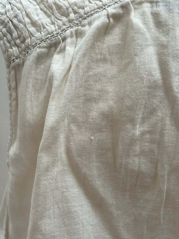 Débardeur blanc cassé kookai - taille 38 style ancien - photo numéro 7