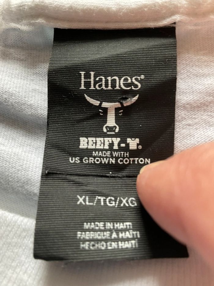 T-shirt blanc pour homme Hanes PTI Runway on tour 2022 taille XL 369 - photo numéro 8