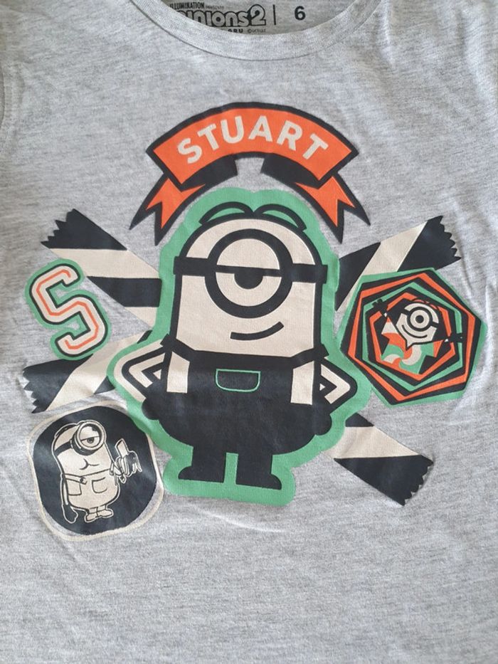 T-shirt Minions 6 ans - photo numéro 2